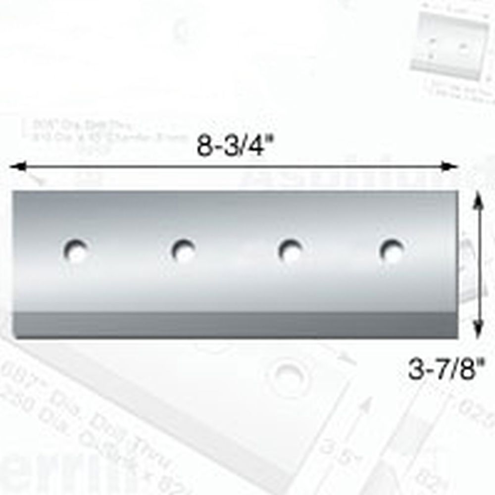 Knife Source 8-3/4" x 3-7/8" x 1/2" Chipper Knife for Valby