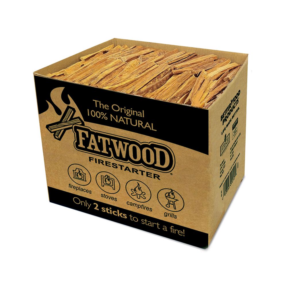 Fatwood Fire Starter (10lb Kraft Box)