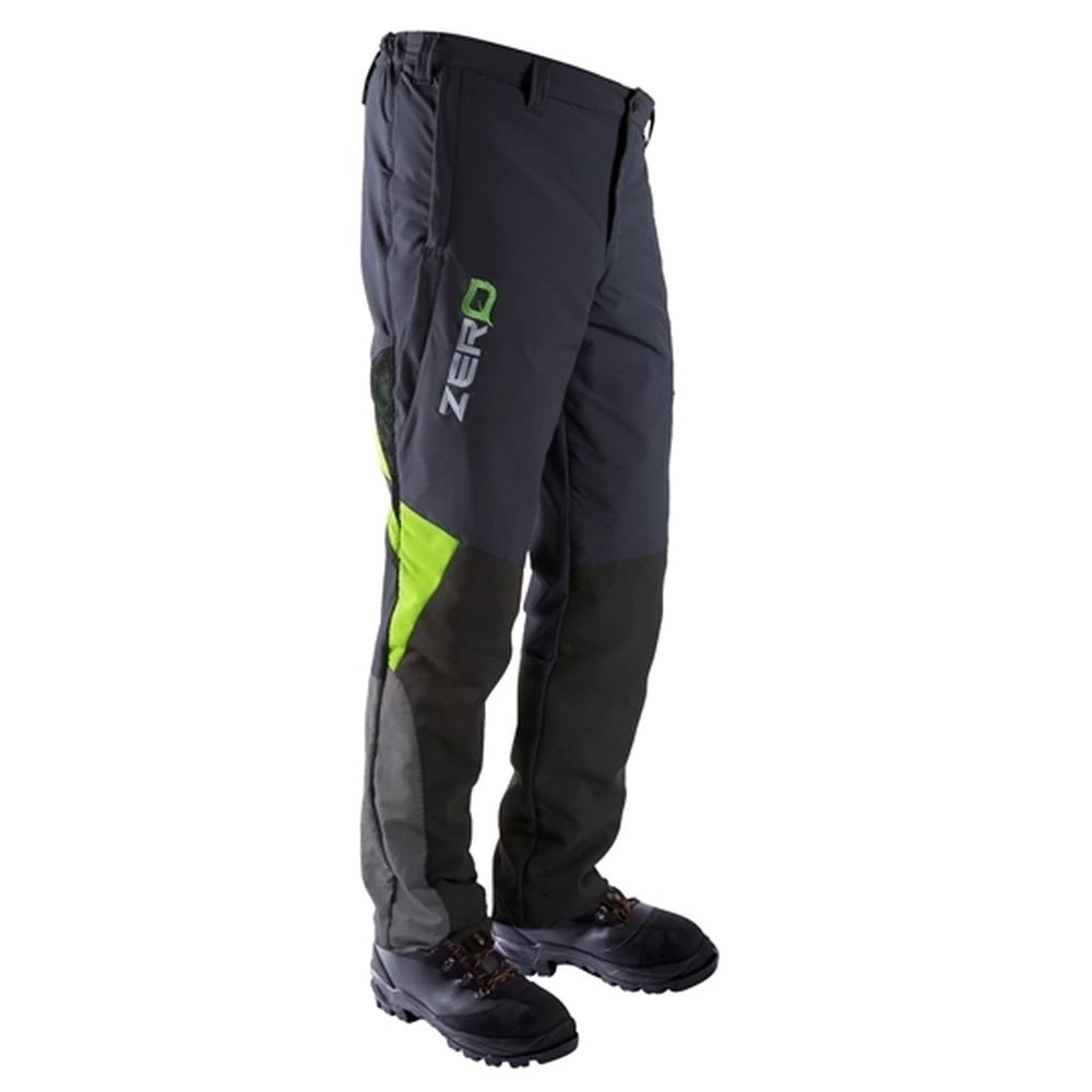 Clogger Zero Gen2 Light & Cool Chainsaw Protection Pants (Grey/Green)