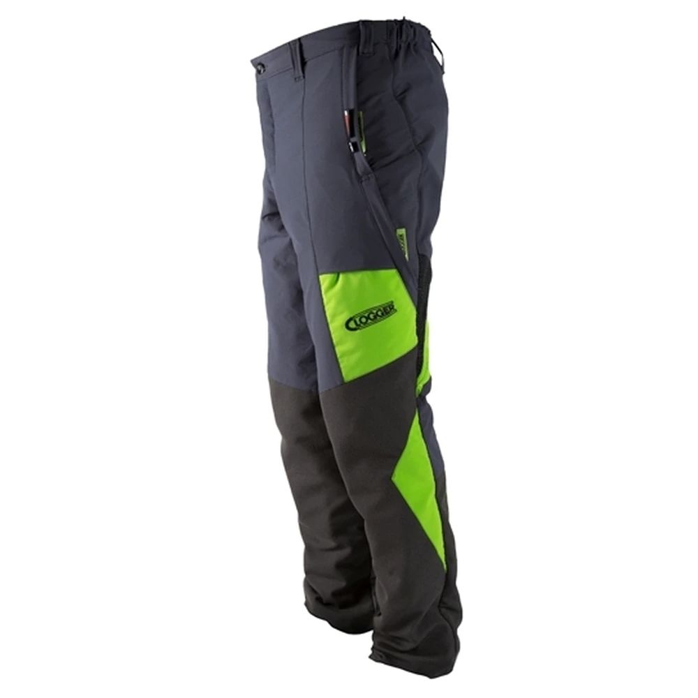 Clogger Zero Gen2 Light & Cool Chainsaw Protection Pants (Grey/Green)