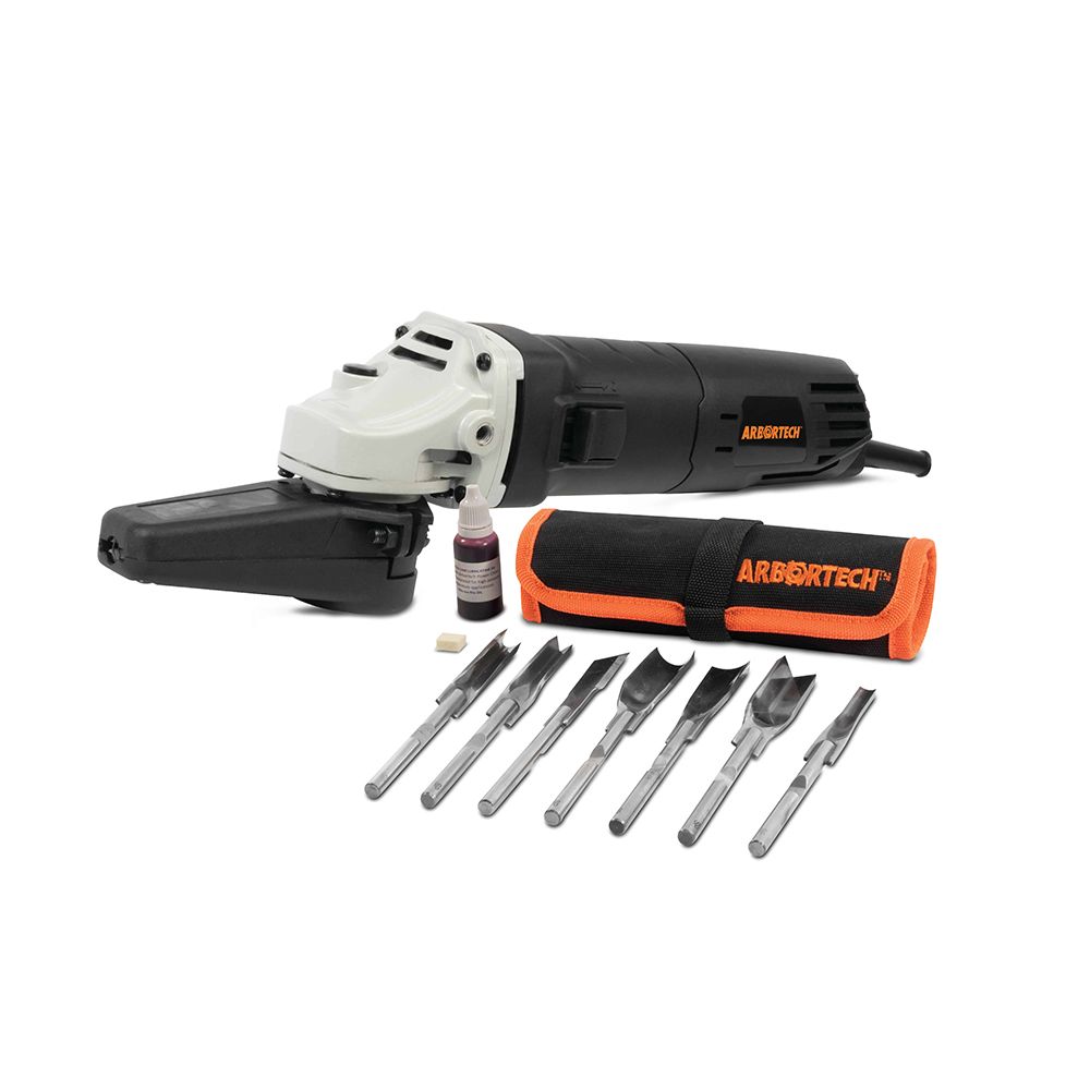 Arbortech Power Chisel Woodcarving Tool Kit with 7 Chisels