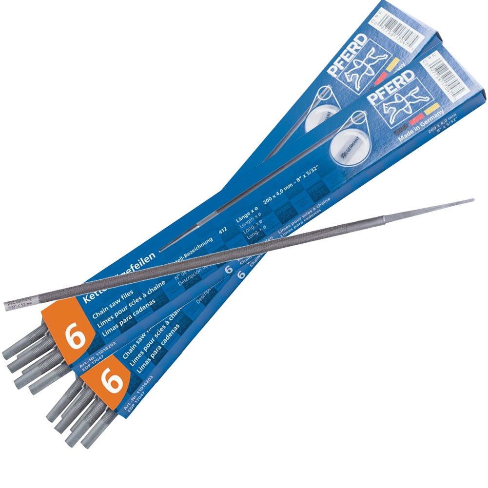 Pferd 8" Classic Cut Round Chainsaw Files (13/64") Dozen