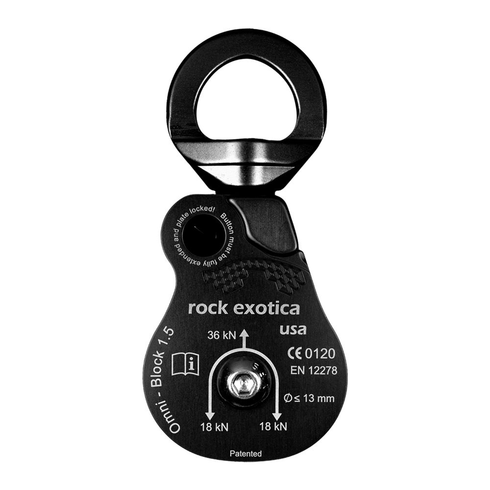 Rock Exotica Omni Block (1-1/2" Sheave) P51 B (Black)