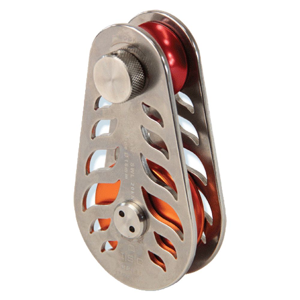 ISC Flame Stainless Steel Arborist Rigging Block (5/8" Rope) RP056A1