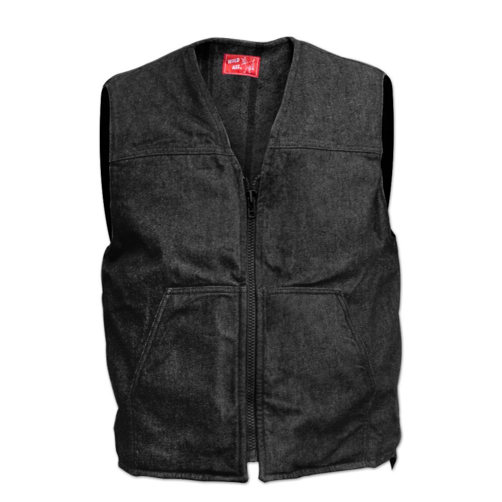 Wild Ass Lined Denim Vest