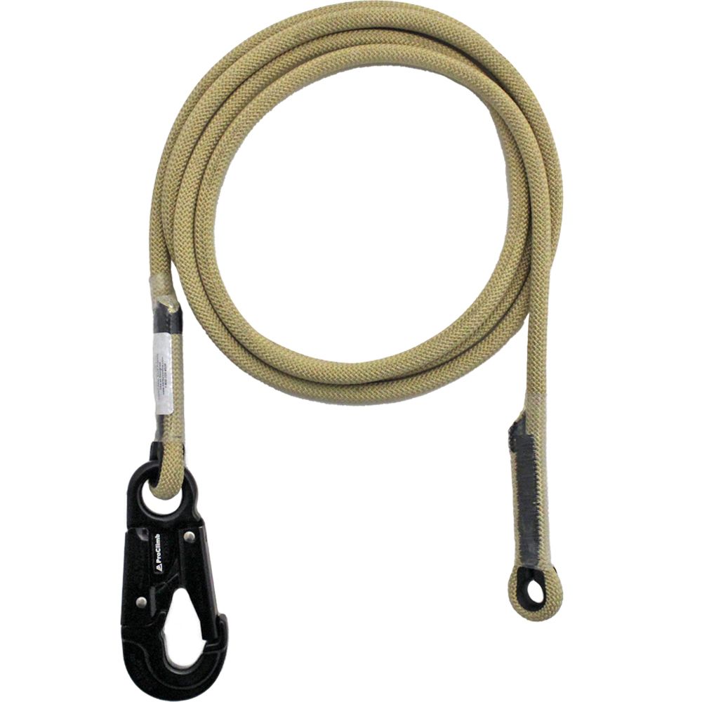 ArborMAX Tri-Tech Flipline Lanyard with Aluminum Rope Snap - 716TTS