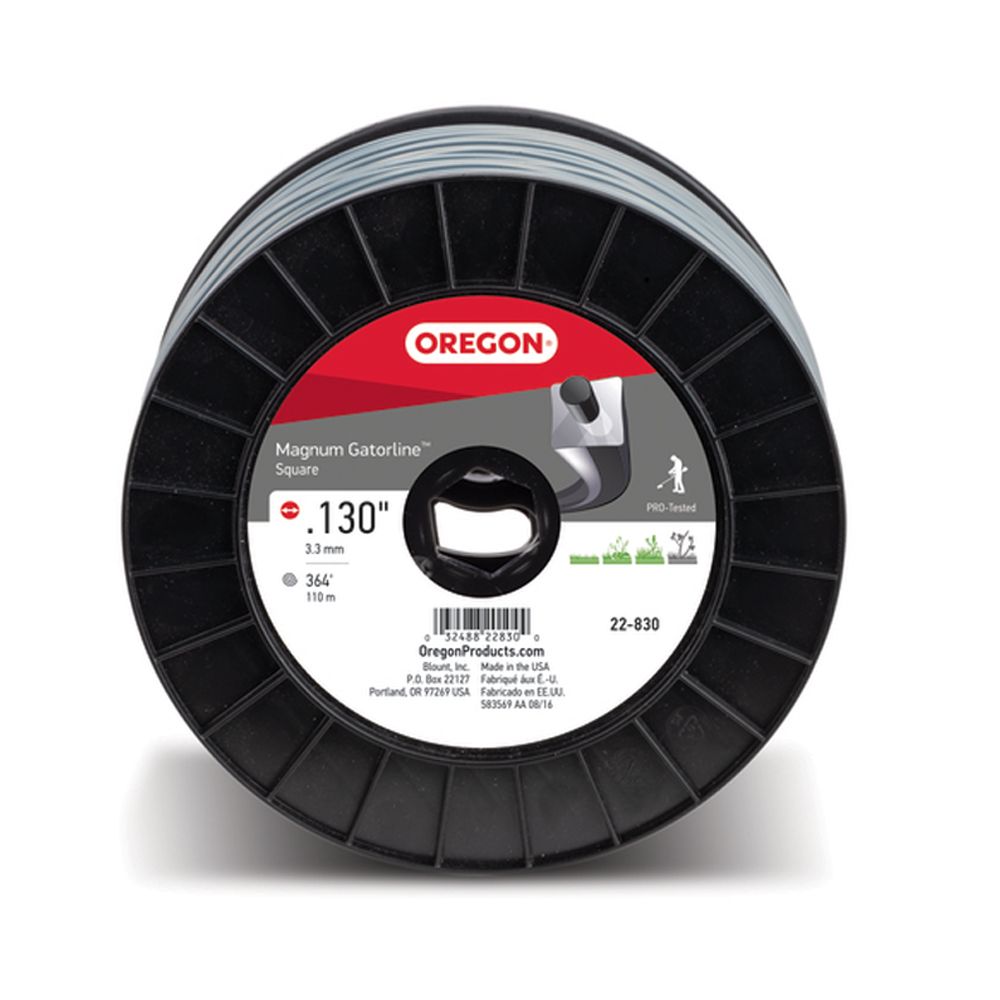 Oregon Square Magnum Gatorline (.130") 3lb Spool 22-830