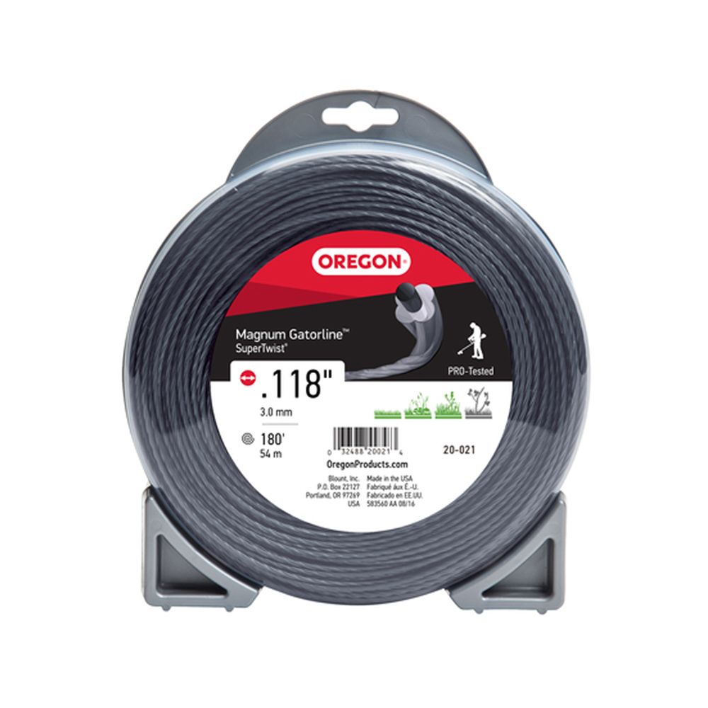 Oregon SuperTwist Magnum Gatorline (.118") 1lb Spool 20-021