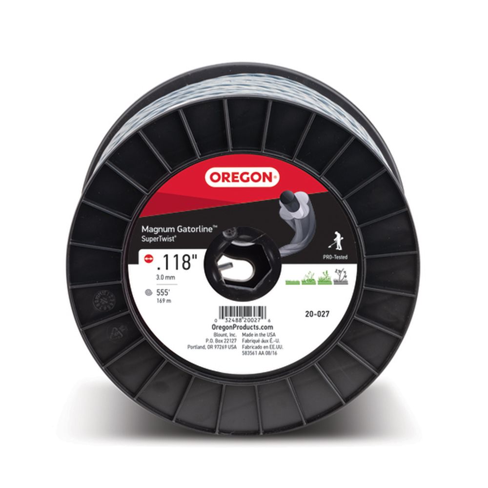 Oregon SuperTwist Magnum Gatorline (.118") 3lb Spool 20-027