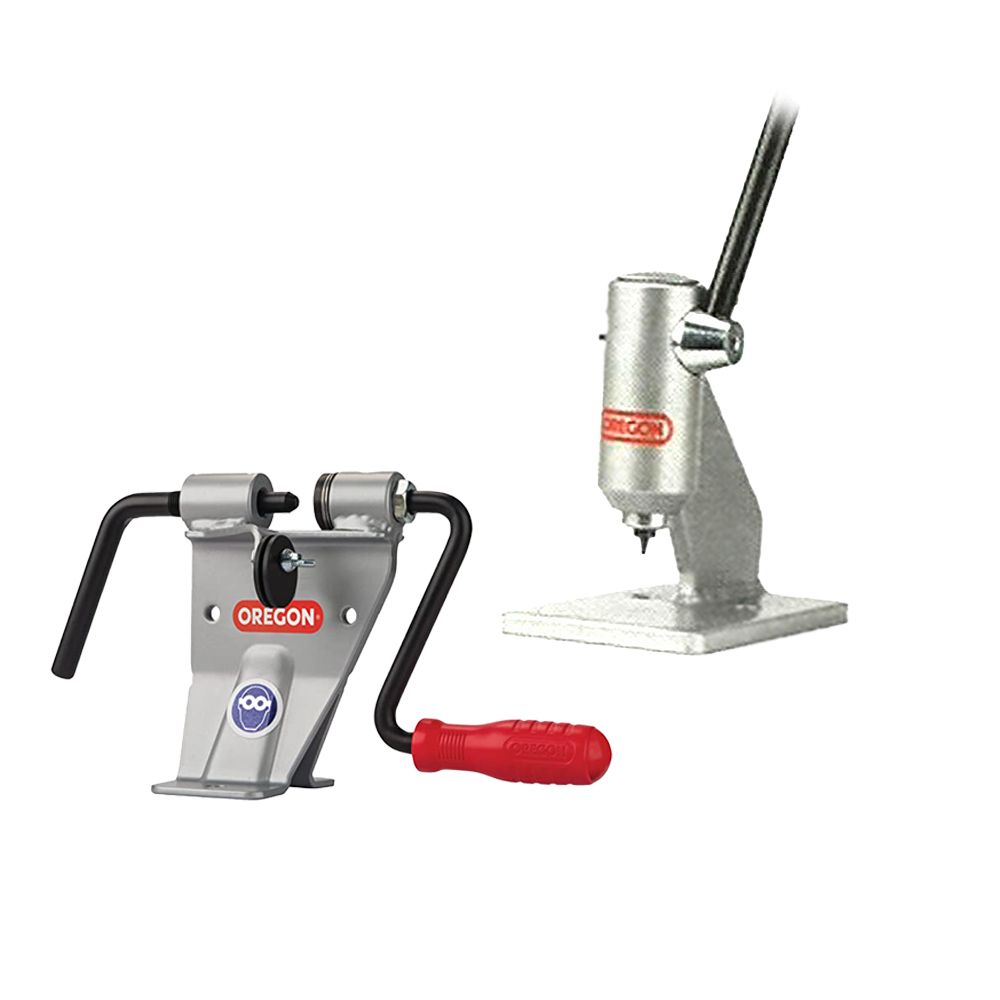 Oregon Bench Mounted Chain Breaker & Spinner Combination