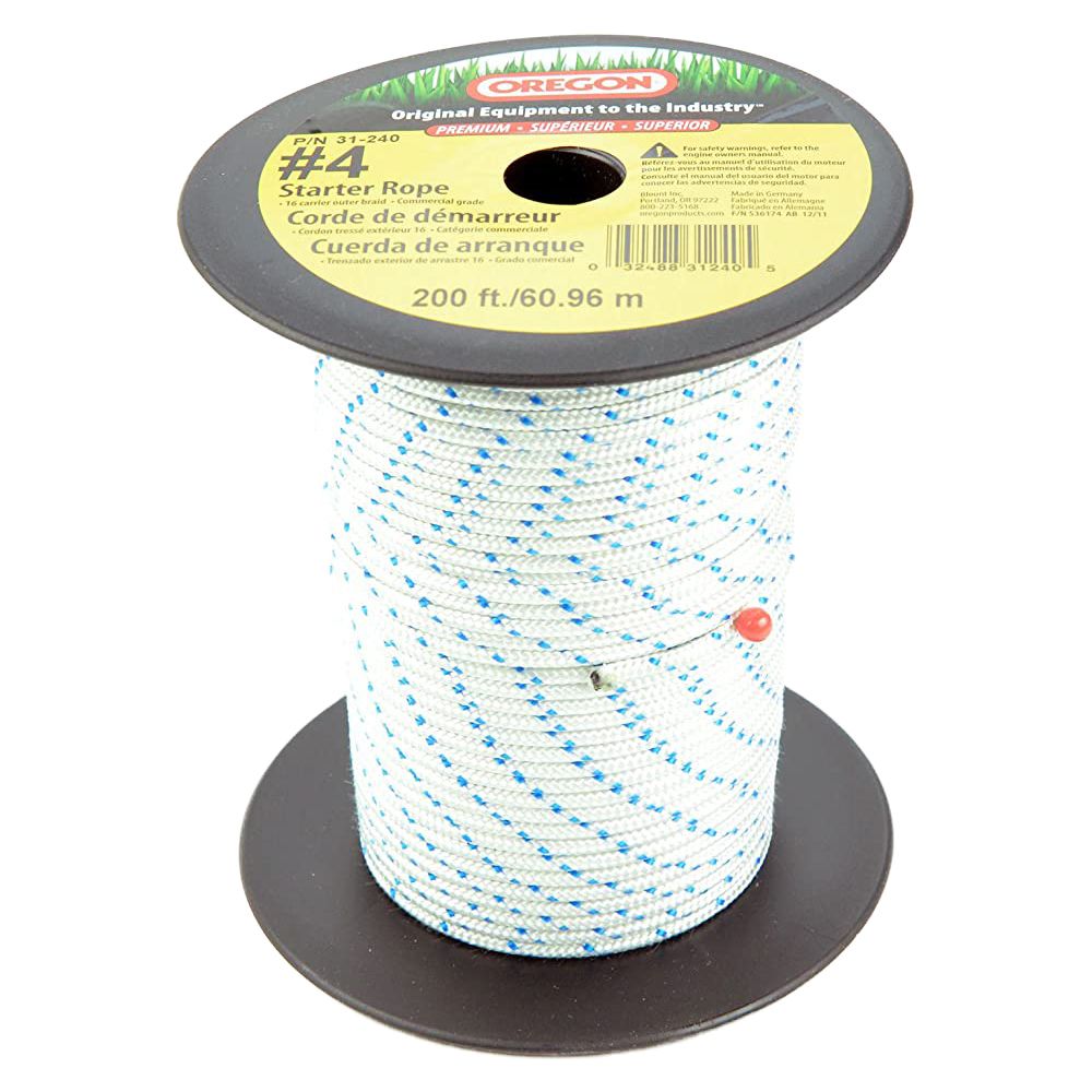 Oregon Premium Nylon Braid Starter Rope # 4 (1/2 x 200' Reel) 31-240