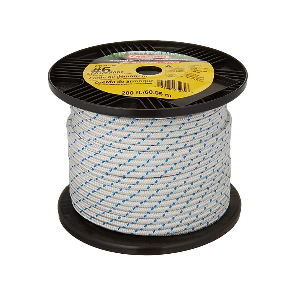 Oregon Premium Nylon Braid Starter Rope # 6 (1/2 x 200' Reel) 31-260