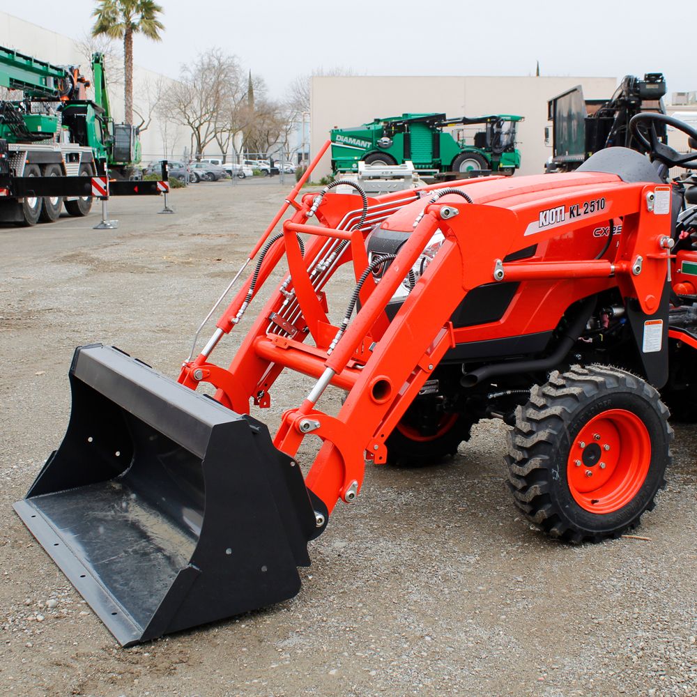 Kioti KL2510 Front End Loader w/50" Quick Attach Bucket & Grill Guard