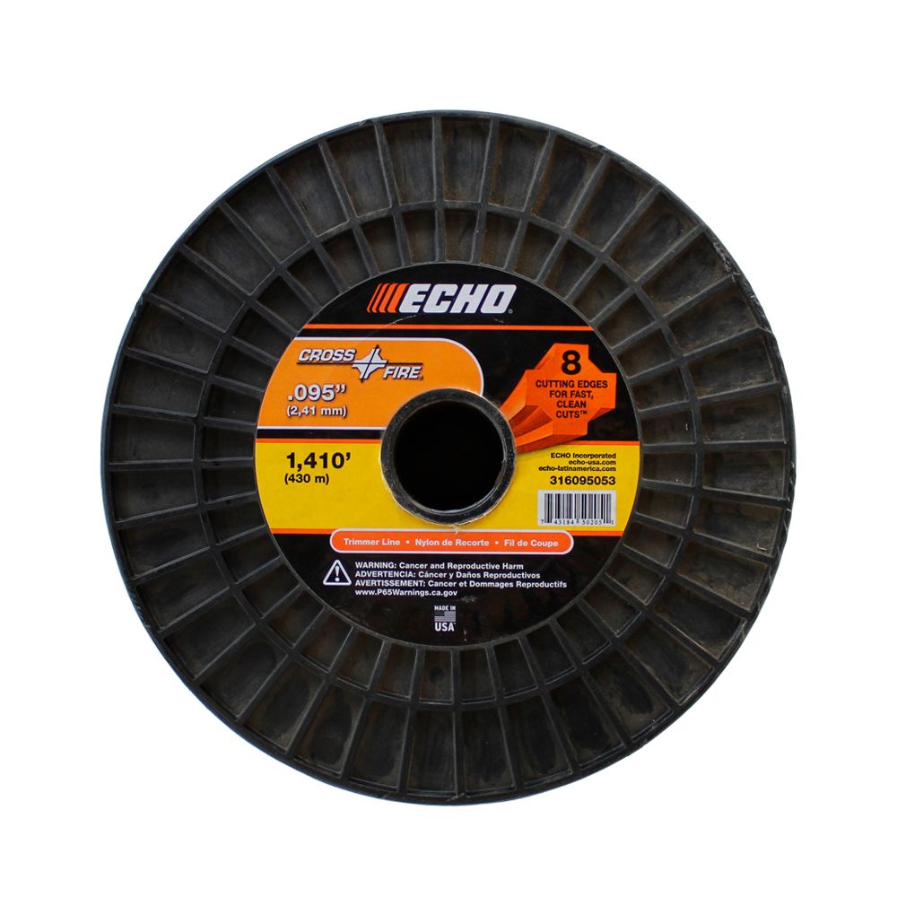Echo (.095") Cross Fire Trimmer Line 5lb Spool