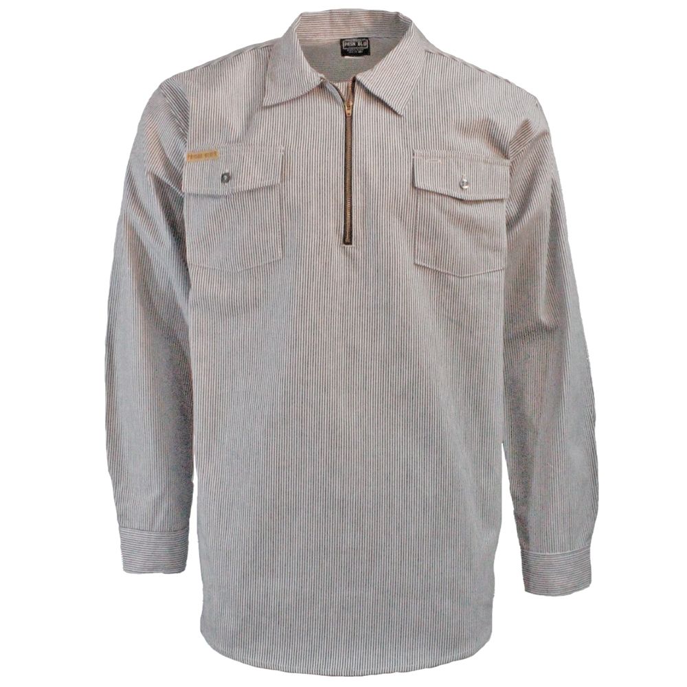 Prison Blues Long Sleeve Button Hickory Shirt - 40311