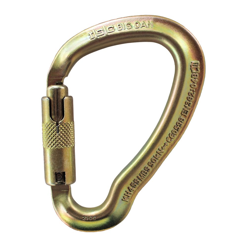 ISC Big Dan Supersafe Steel Carabiner KH455