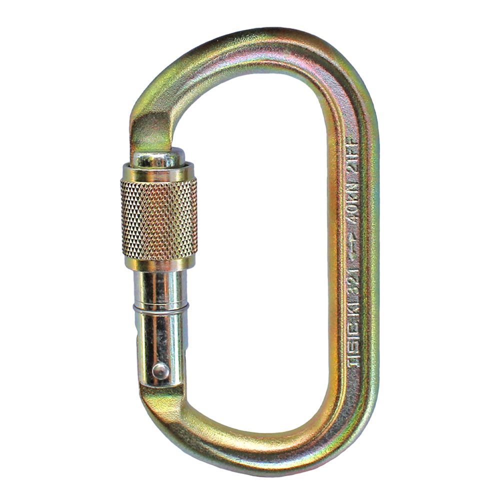 ISC Offset Oval Keylock Screwgate Carabiner KL321
