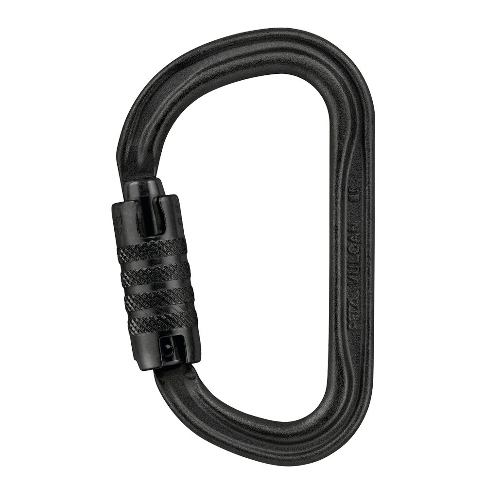 Petzl Vulcan Triact-Lock Steel Carabiner (Black) M073CA01