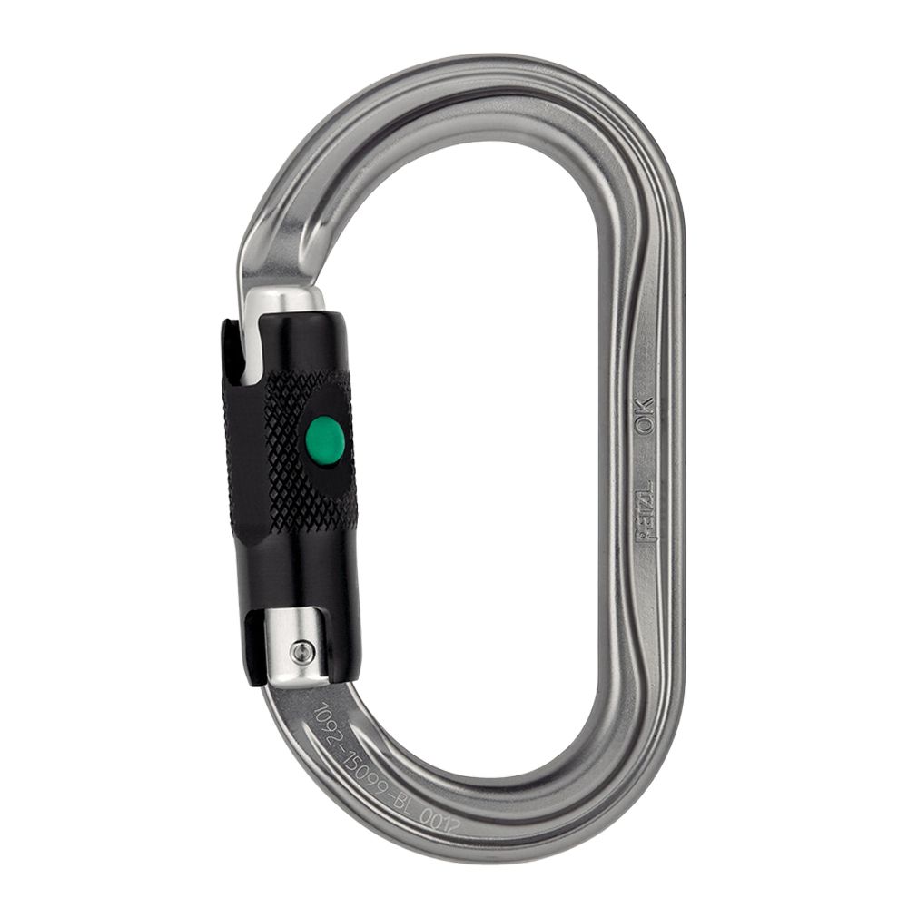 Petzl OK Ball-Lock Aluminum Carabiner M33A BL