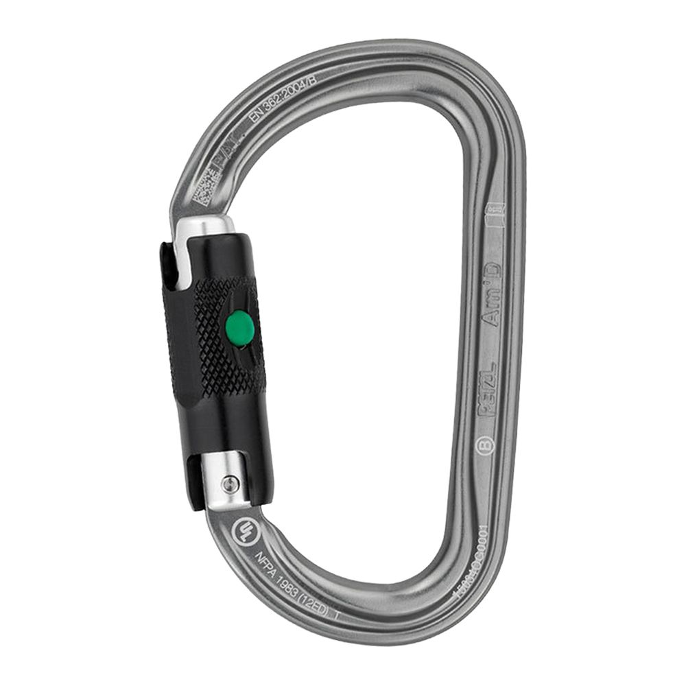 Petzl Am'D Ball-Lock Aluminum Carabiner M34A BL