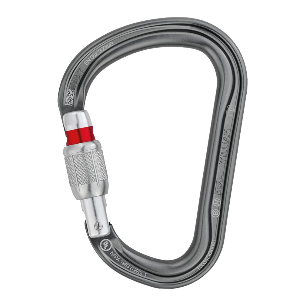 Petzl William Screw-Lock Aluminum Carabiner M36A SL