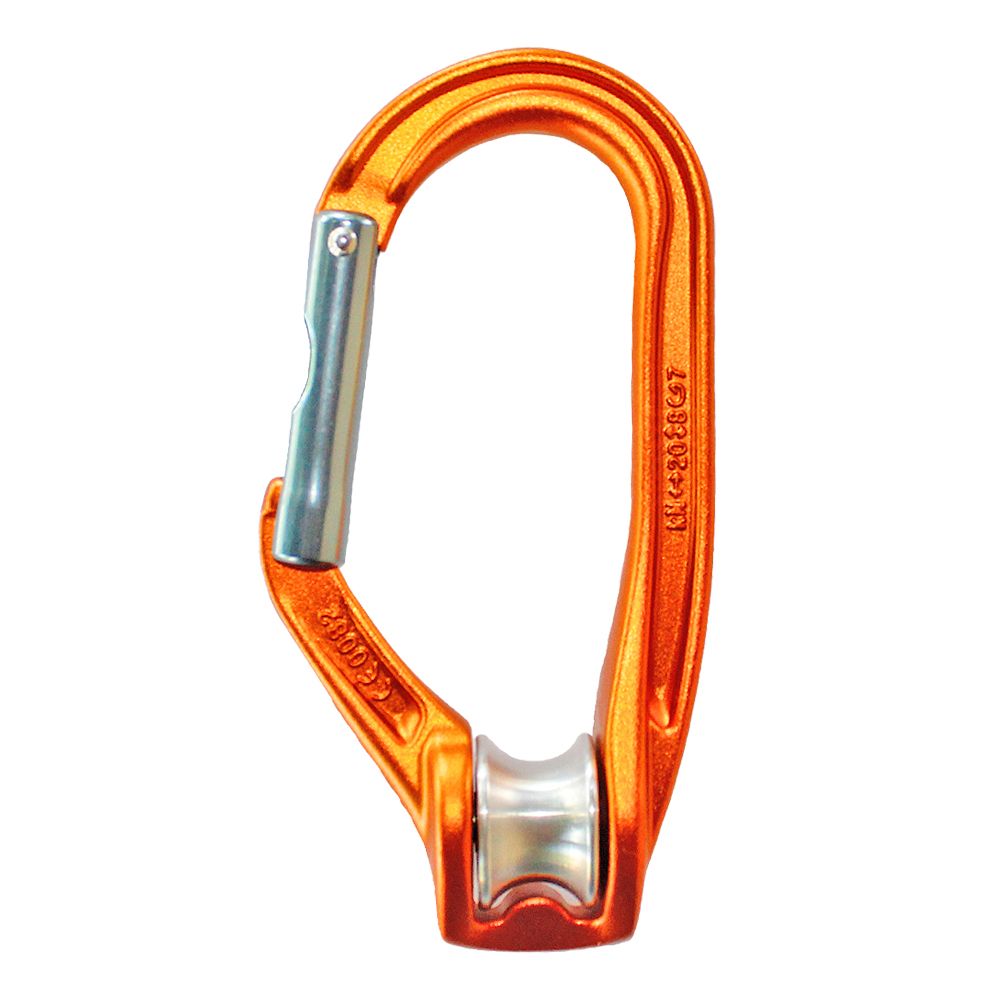 Petzl RollClip A Non-Locking Aluminum Pulley Carabiner P74