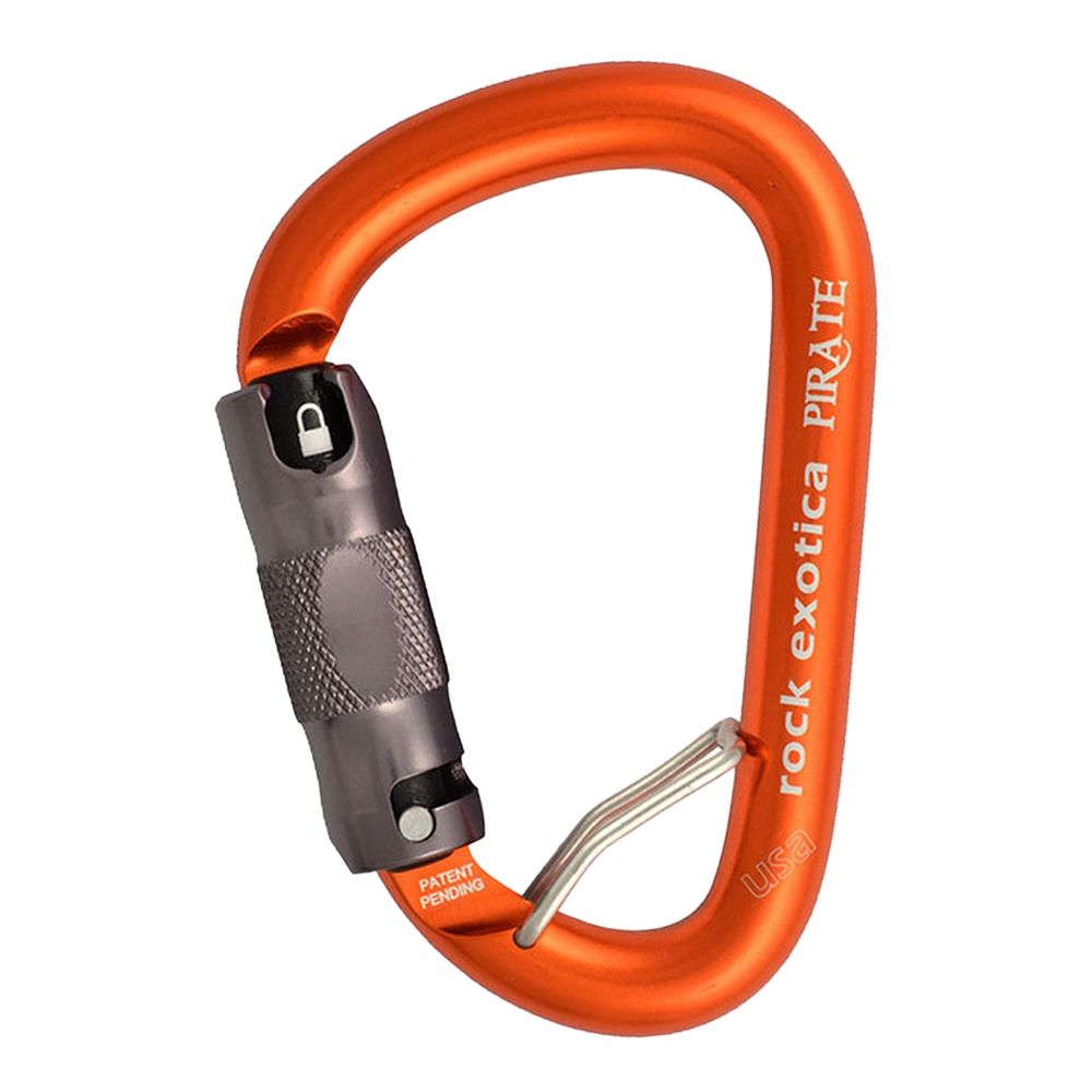 Rock Exotica Pirate WireEye Auto-Lock Aluminum Carabiner C1 WEA