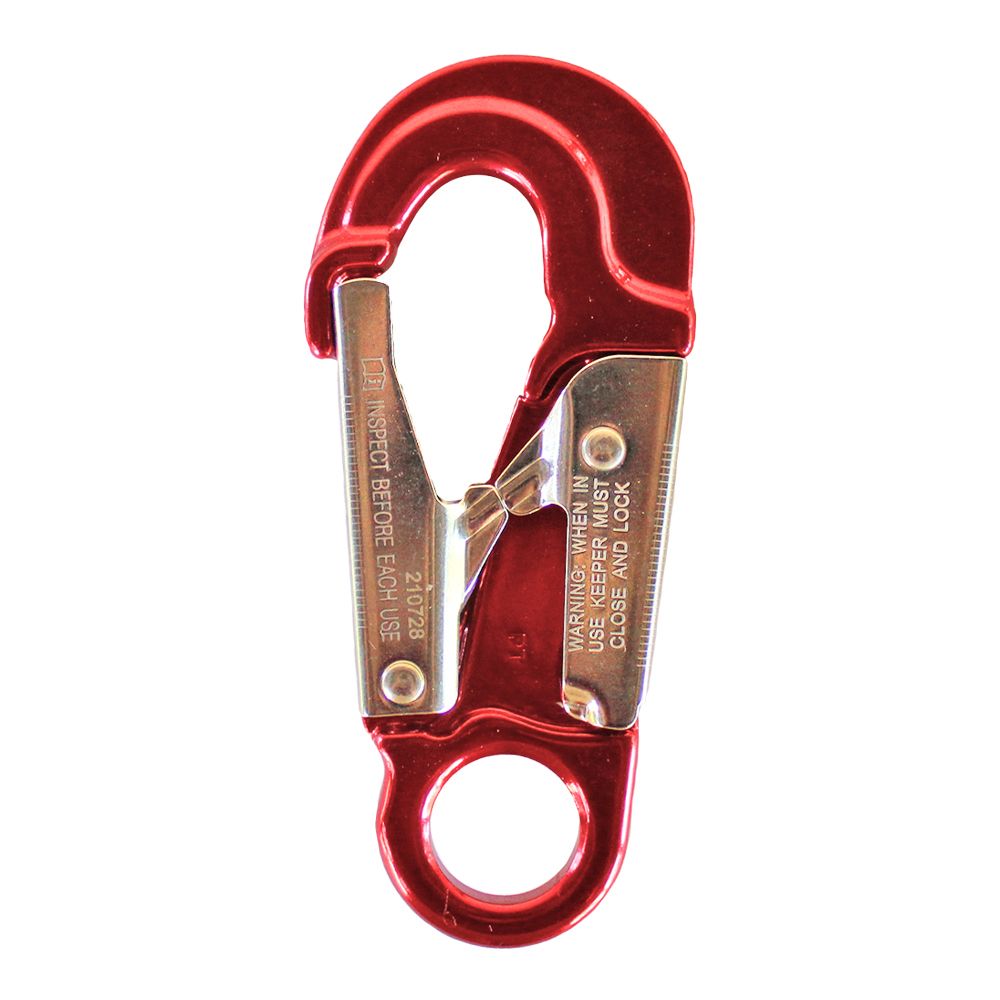 Aluminum Locking Rope Snap (Red) - 21162 RD