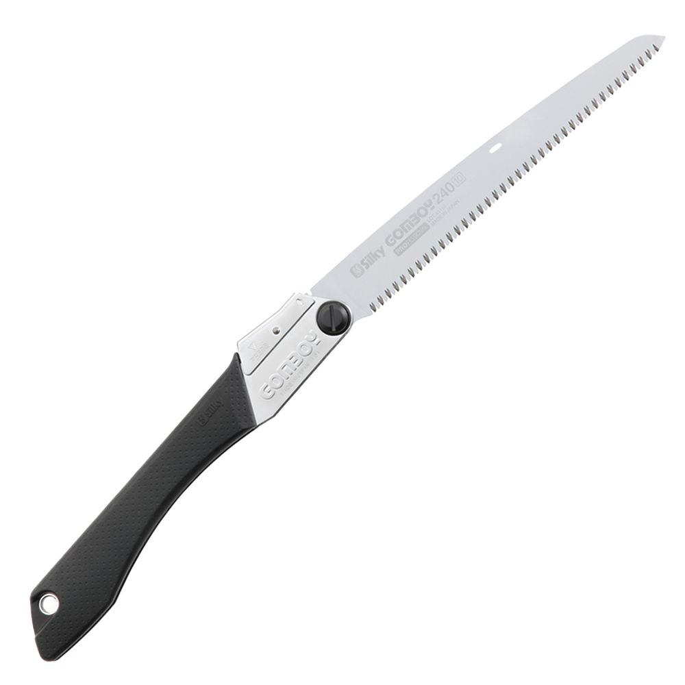 Silky Gomboy 9-1/2" (240mm) Straight Folding Pruning Saw (Medium Teeth)