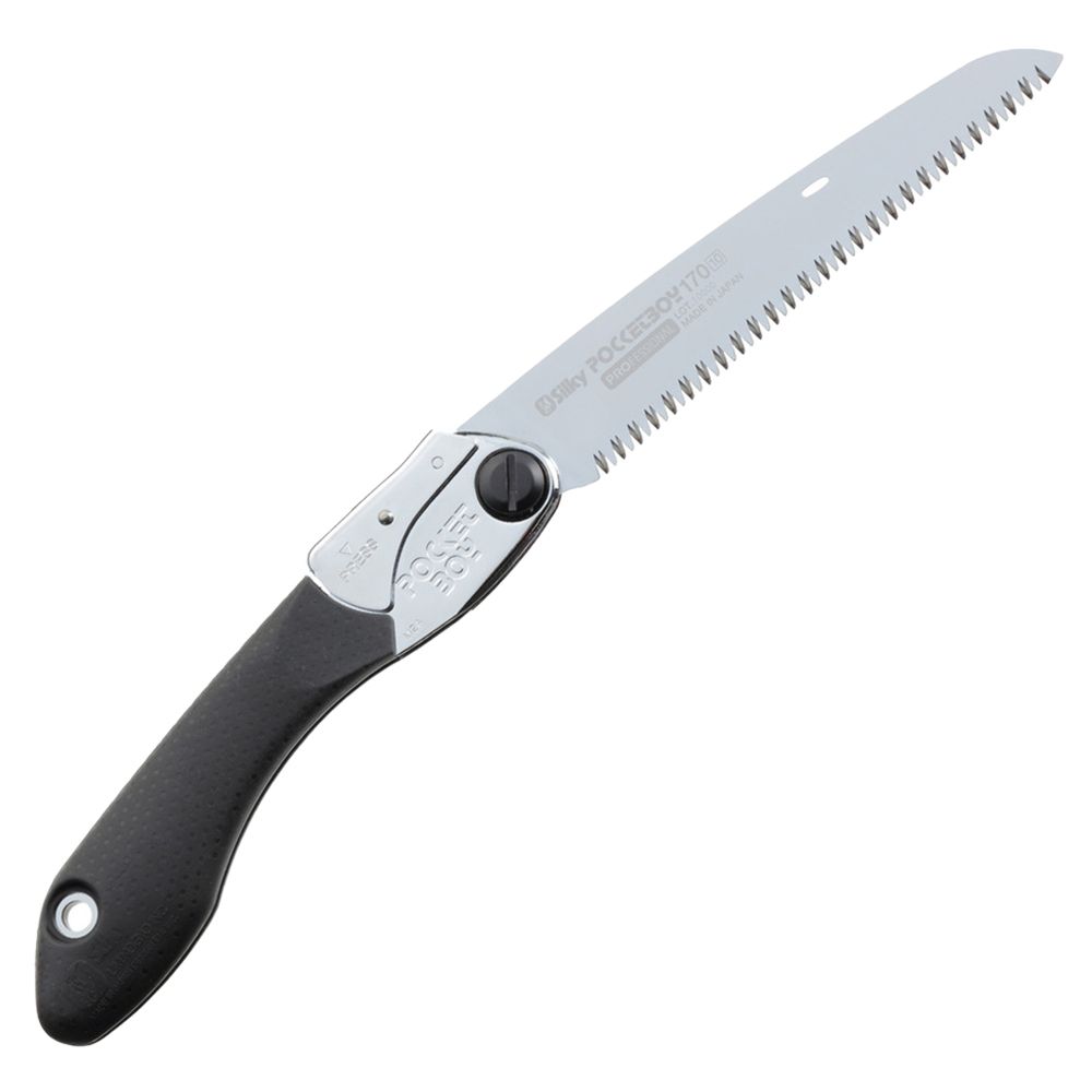 Silky Pocketboy 6-3/4" (170mm) Straight Folding Pruning Saw (Medium Teeth)