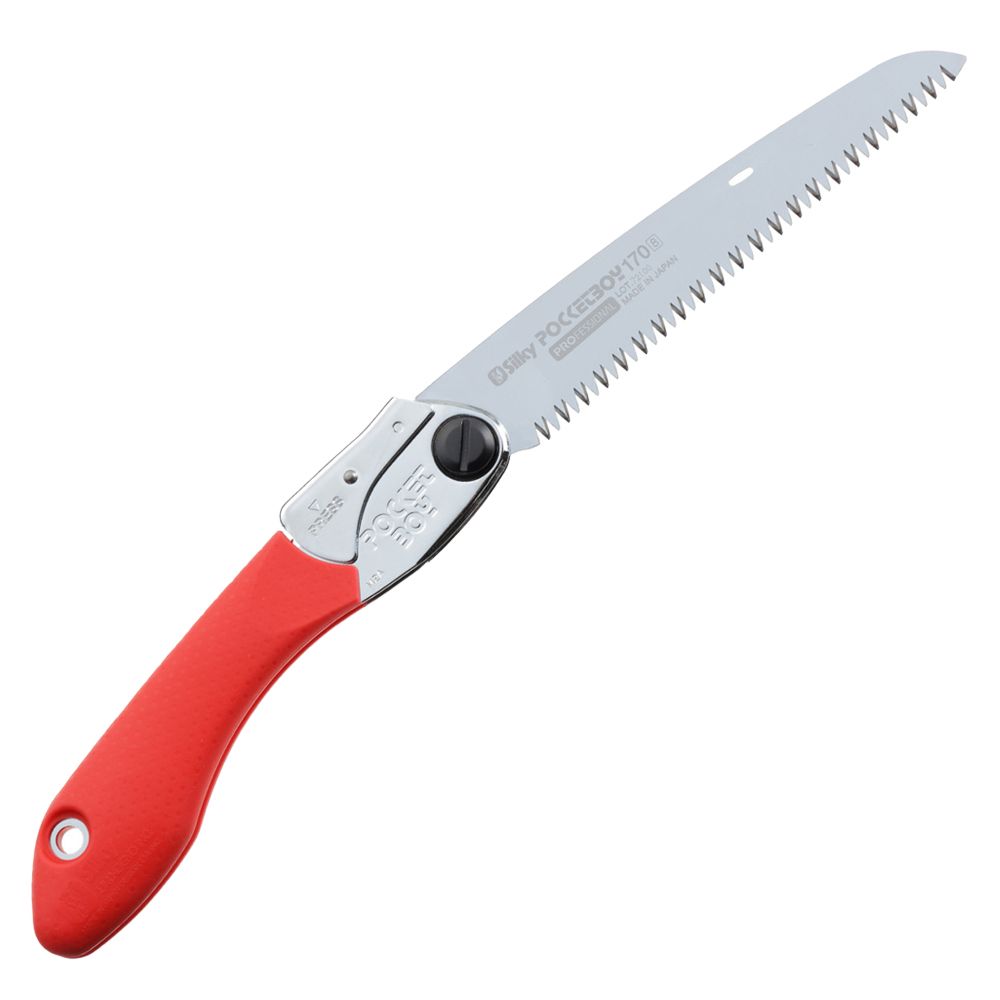 Silky Pocketboy 6-3/4" (170mm) Straight Folding Pruning Saw (Large Teeth)