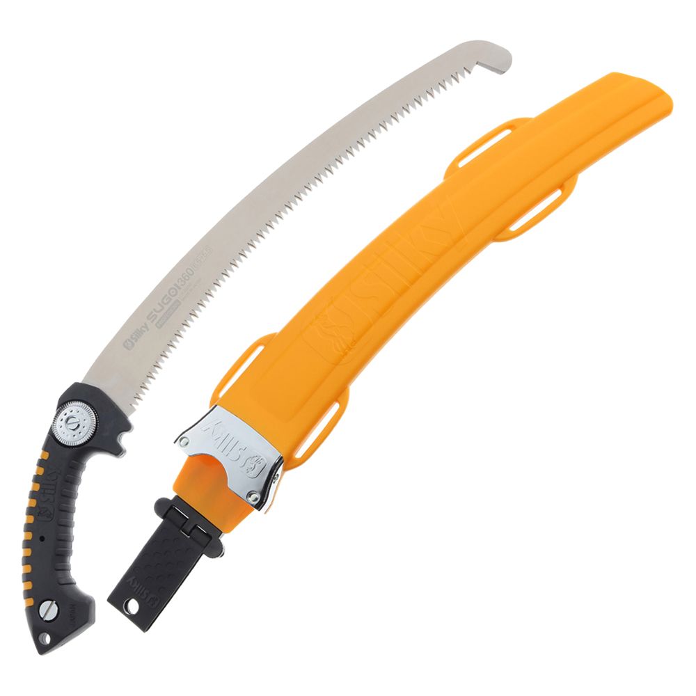 Silky Sugoi 14-1/5" (360mm) Curved Pruning Saw & Scabbard (Extra Large Teeth)