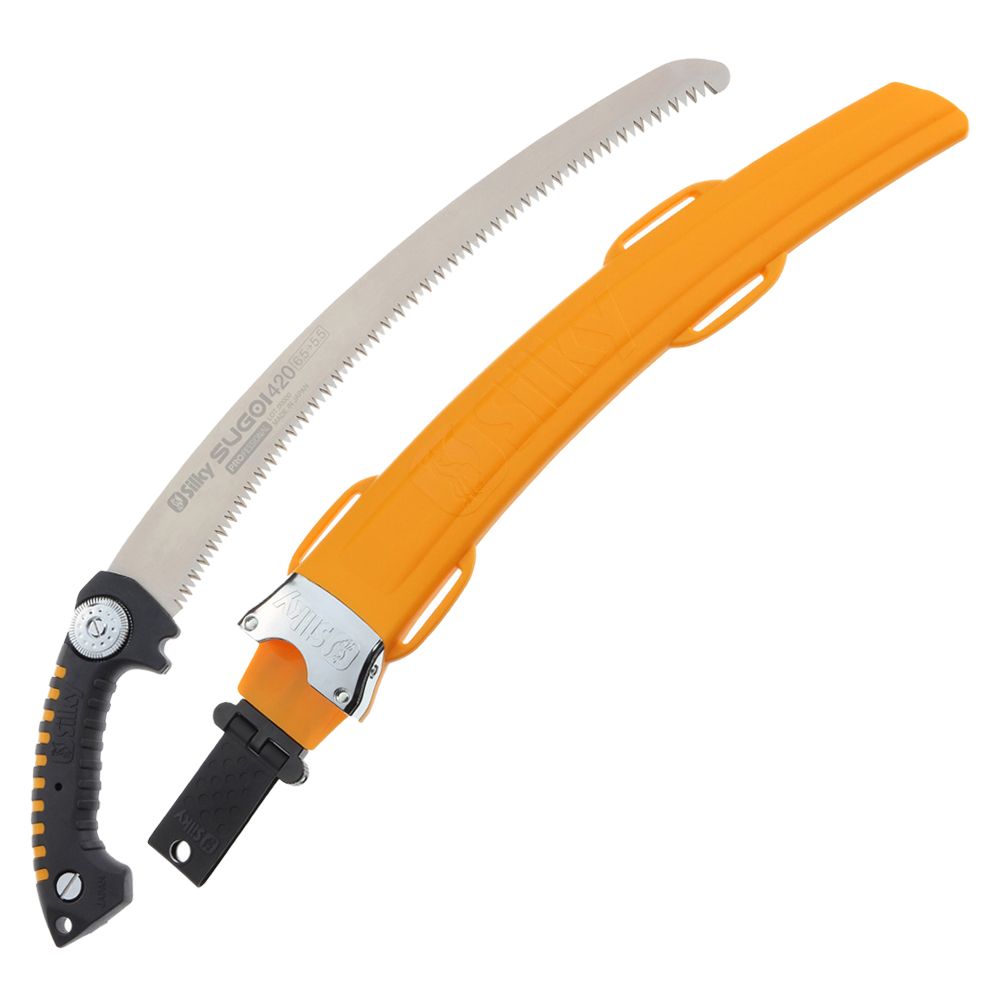 Silky Sugoi 16-1/2" (420mm) Curved Pruning Saw & Scabbard (Extra Large Teeth)