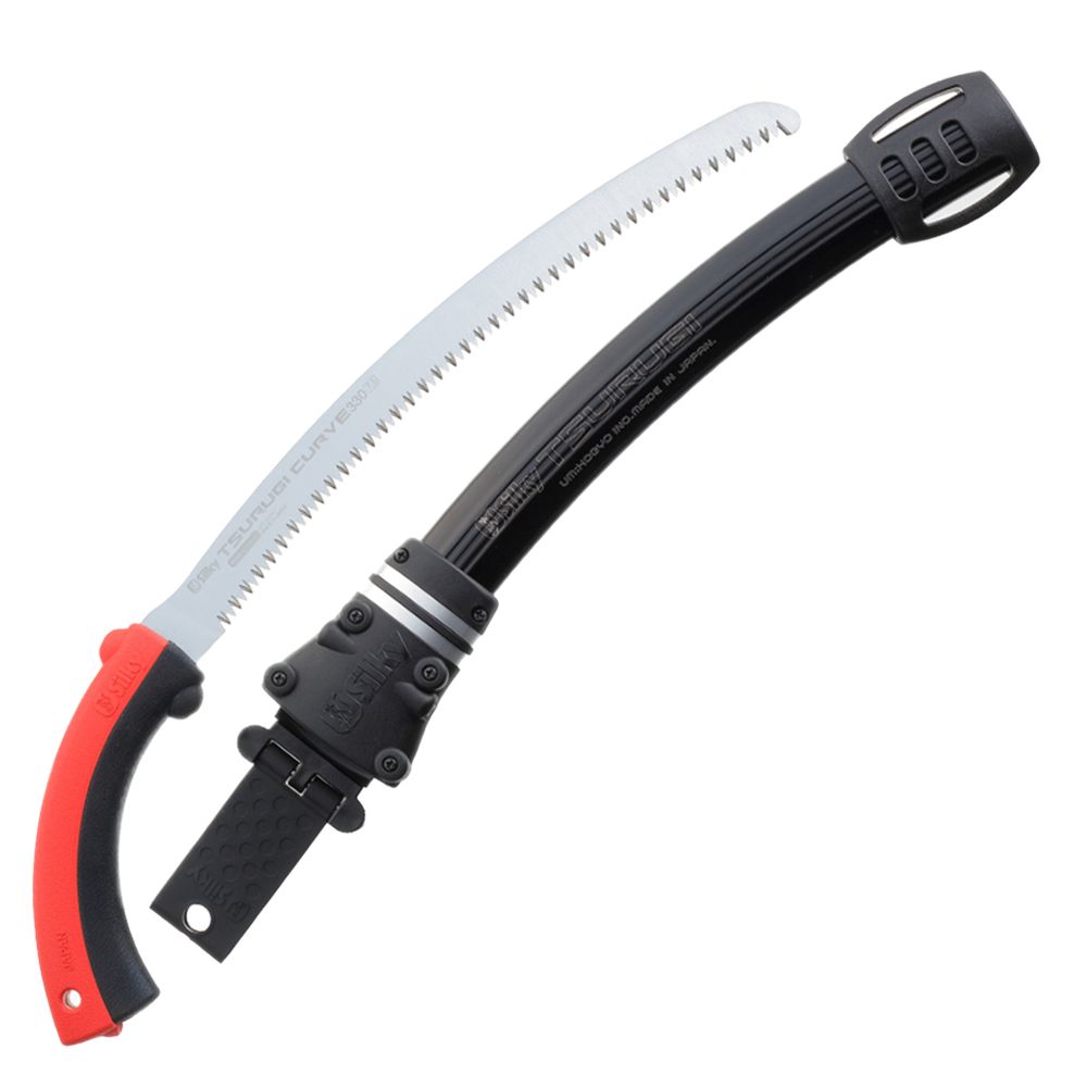 Silky Tsurugi 13" (330mm) Curved Pruning Saw & Scabbard (Large Teeth)