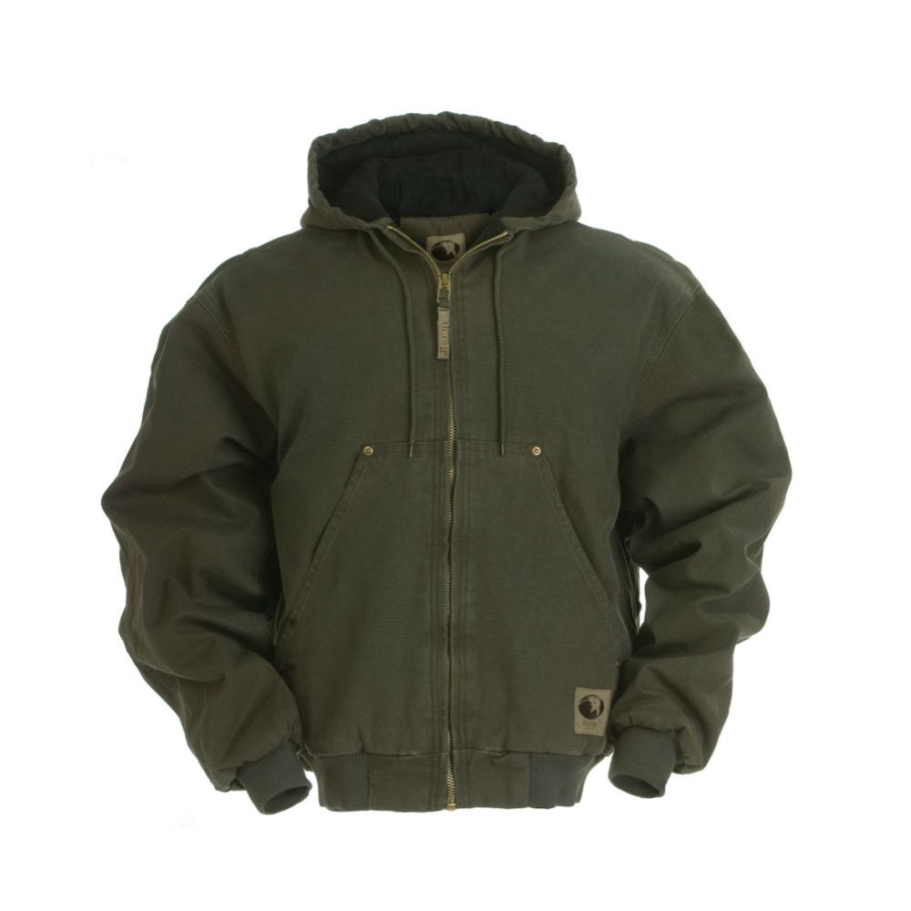 Berne HJ375 Washed Original Quilt Lined Hooded Jacket