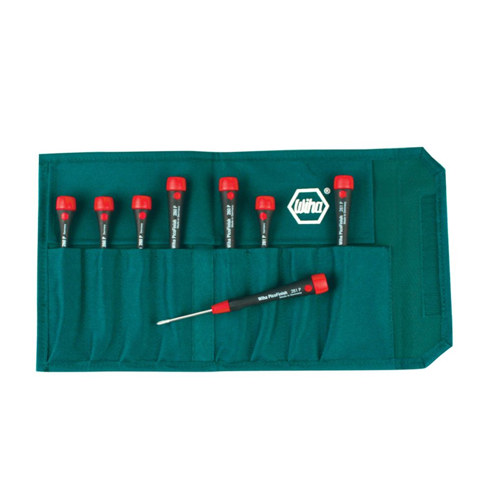 Wiha PicoFinish Precision Slot/Ph 8 Pc. Set