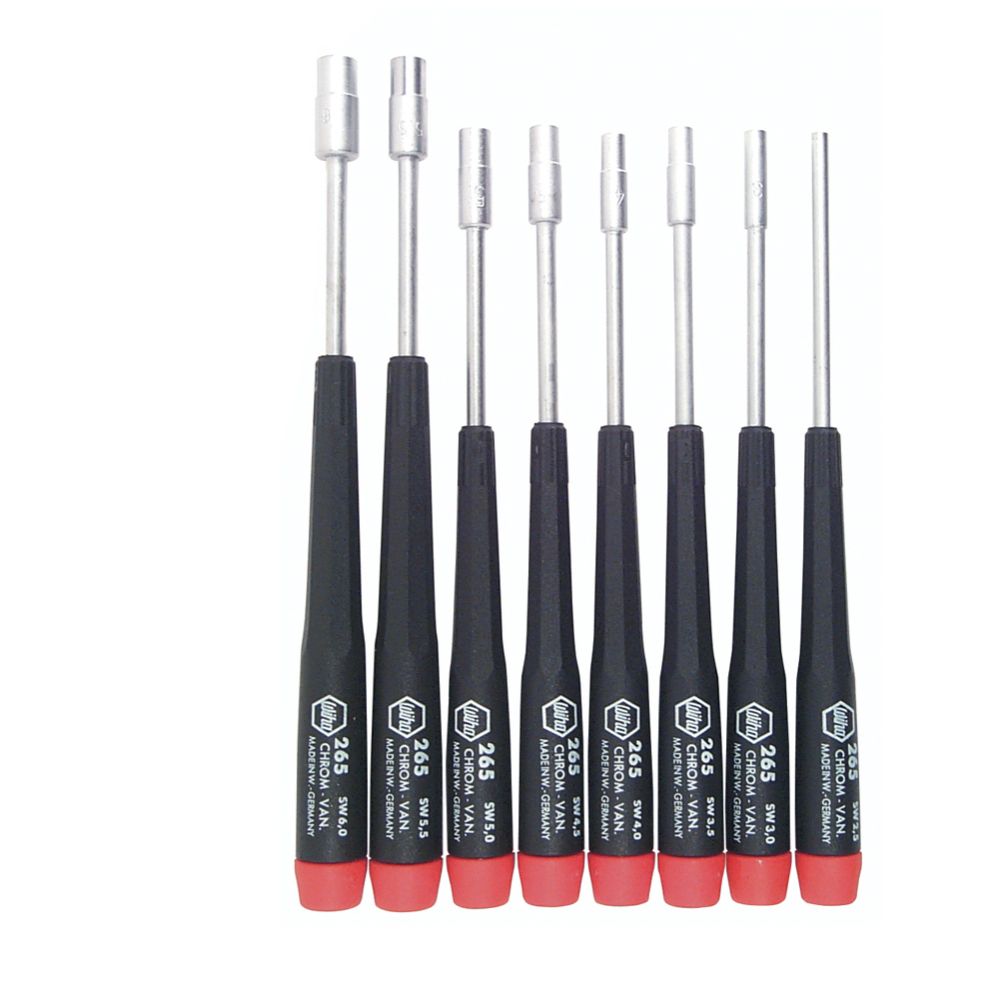 Wiha Precision Metric Nut Driver 8 Pc. Set - 26590