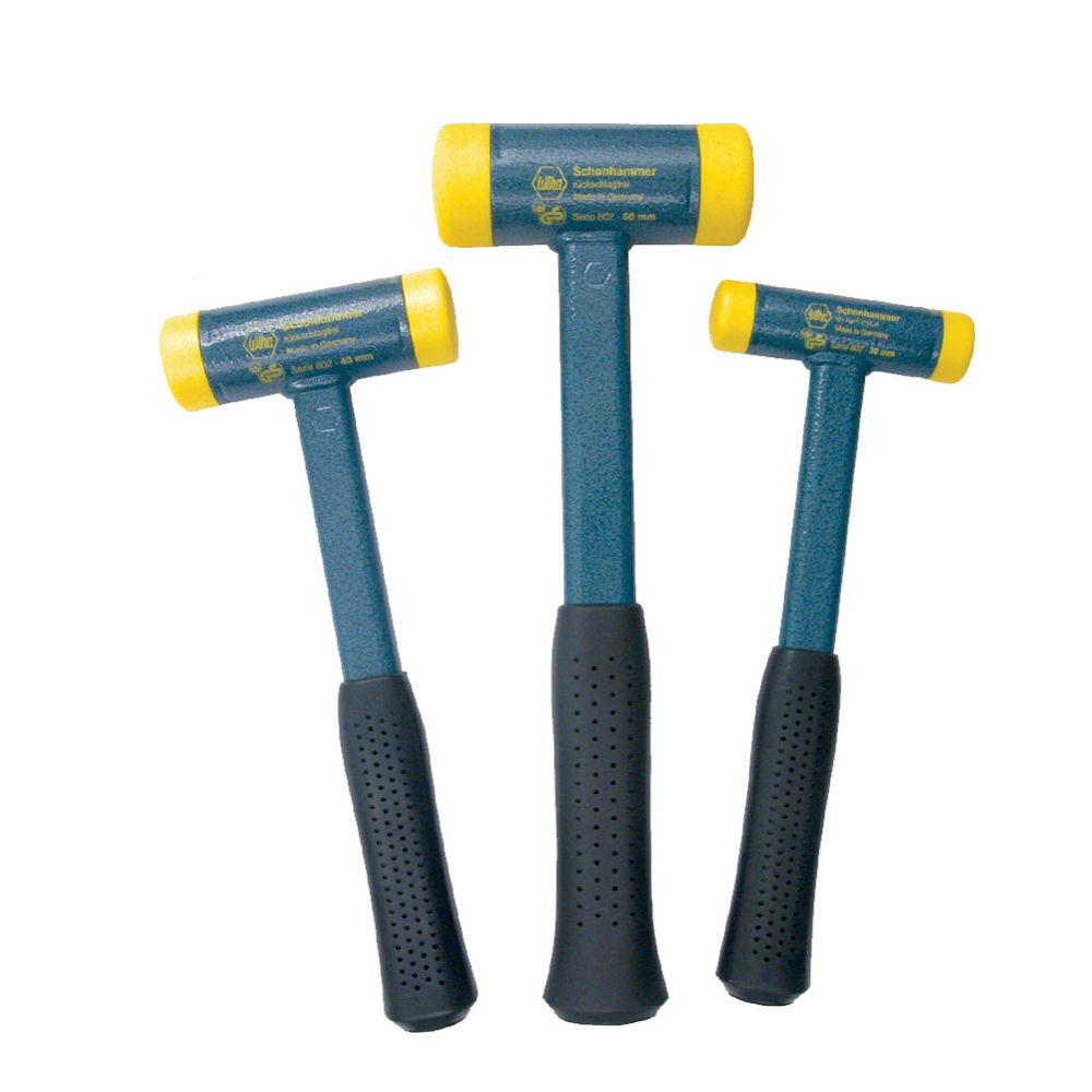 Wiha Dead Blow Hammer Set 30, 40 &50mm 3Pc