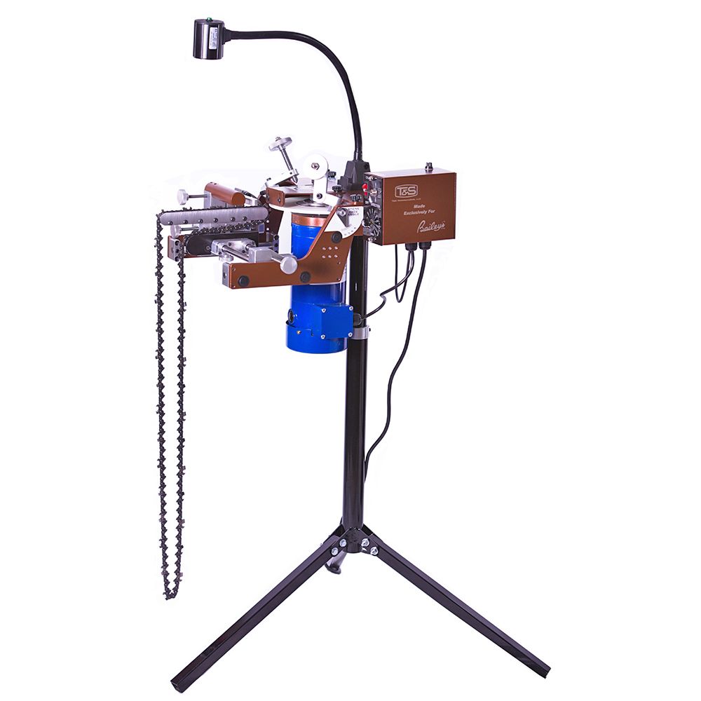 T&S Professional Chain Grinder (Square Chisel) with Stand