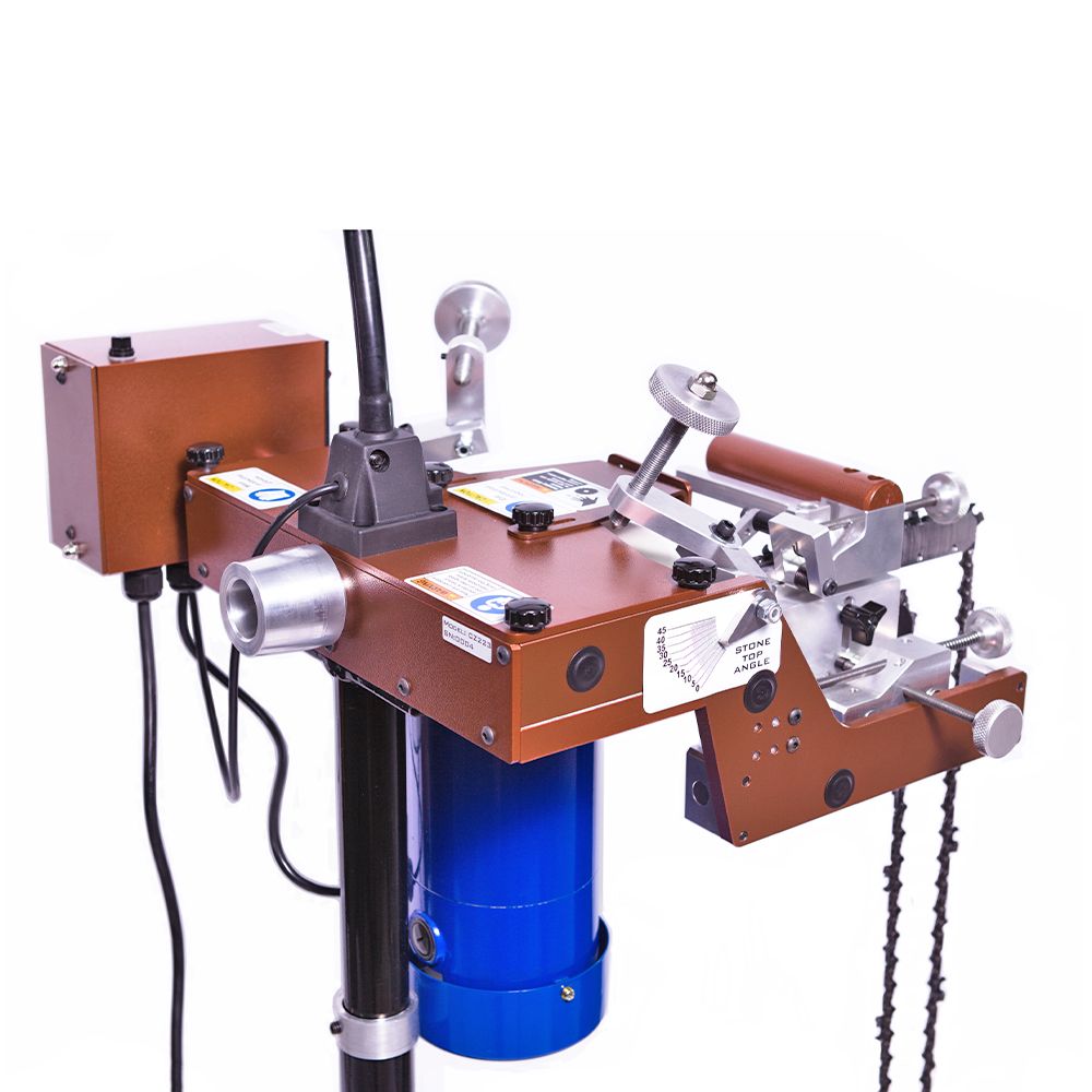 T&S Professional Chain Grinder (Square Chisel) with Stand