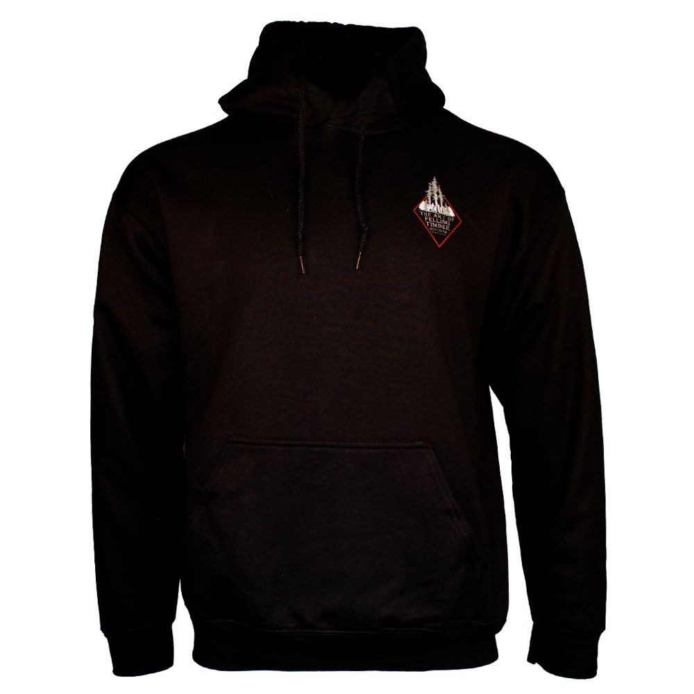 The Art of Felling Timber Silver Logo Sweatshirt (X-Large) Black