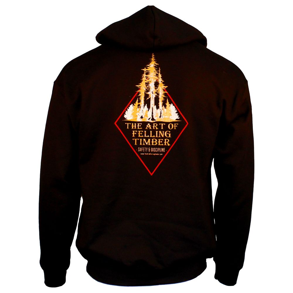 The Art of Felling Timber Gold Logo Sweatshirt (Large) Black