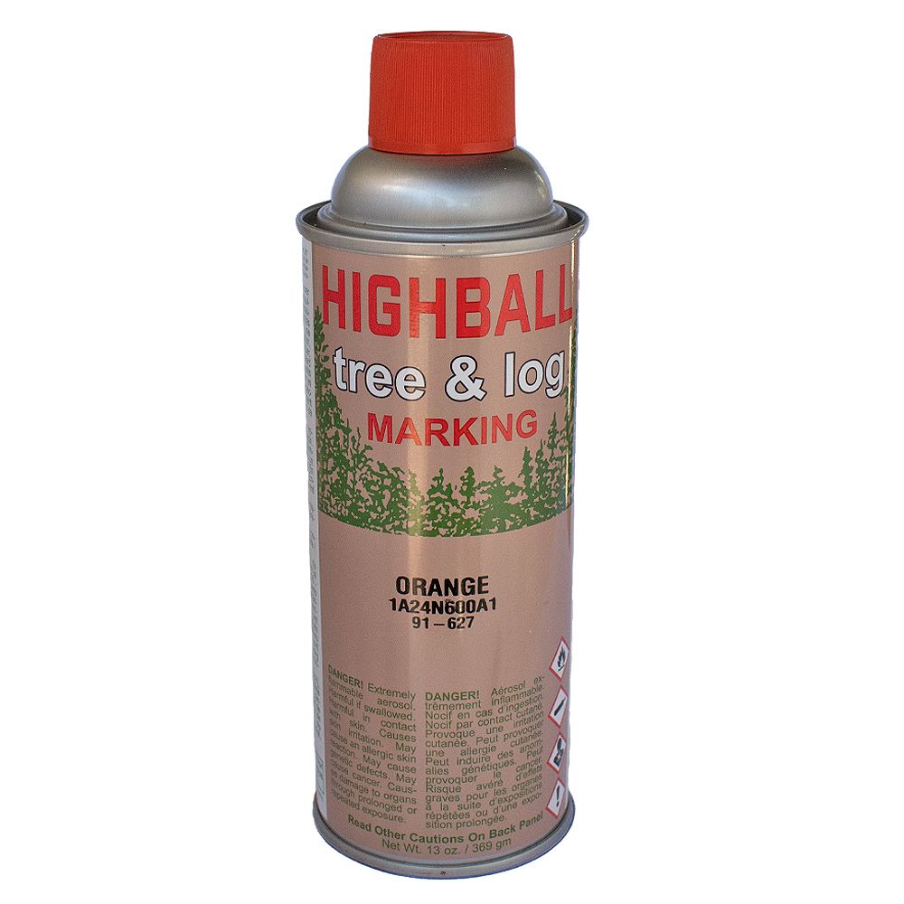 Highball/Rudd Tree & Log Marking Spray Paint (Orange) Case of 12