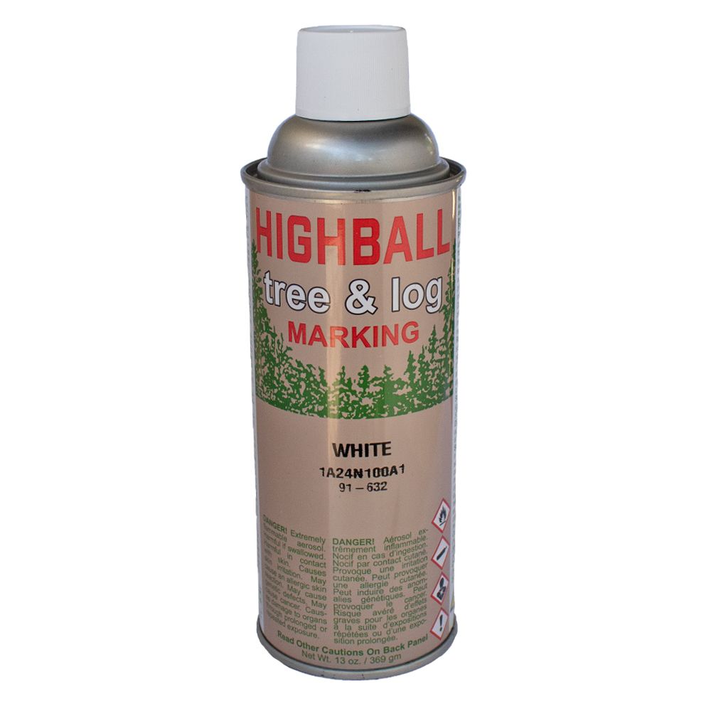 Highball/Rudd Tree & Log Marking Spray Paint (White) Case of 12