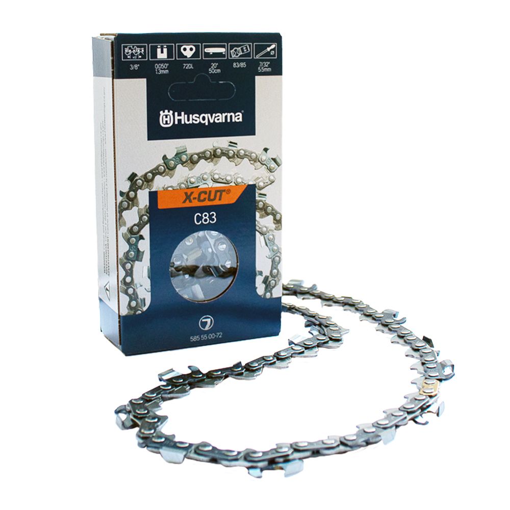 Husqvarna C83 (3/8" x .050") X-Cut Chisel Chainsaw Chain