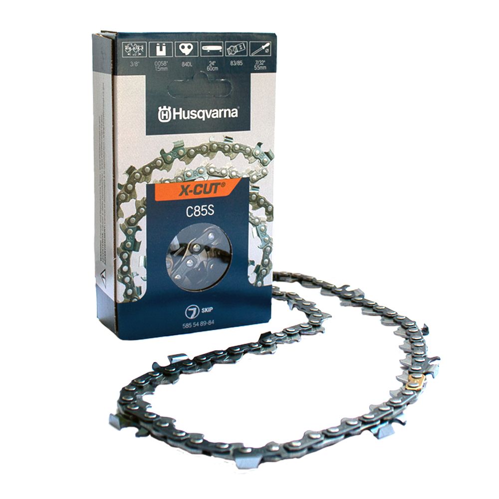 Husqvarna C85S (3/8" x .058" Skiptooth) X-Cut Chisel Chainsaw Chain