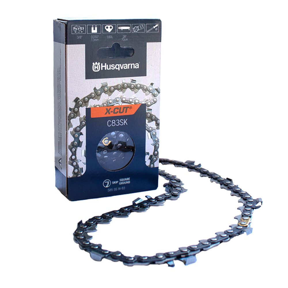 Husqvarna C83SK (3/8" Pitch) X-Cut Square Chisel Skiptooth Chainsaw Chain