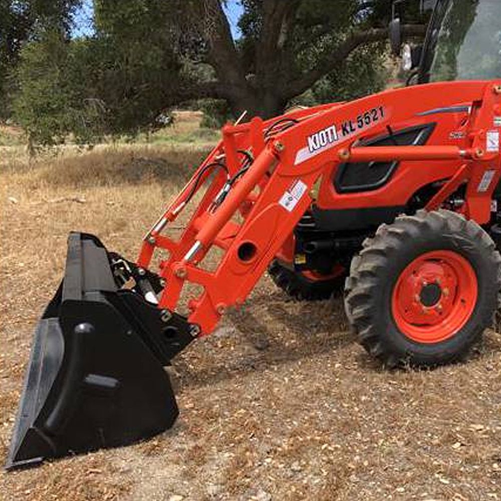 Kioti KL5521 Front End Loader w/72" Quick Attach Bucket & Grill Guard (M0713)