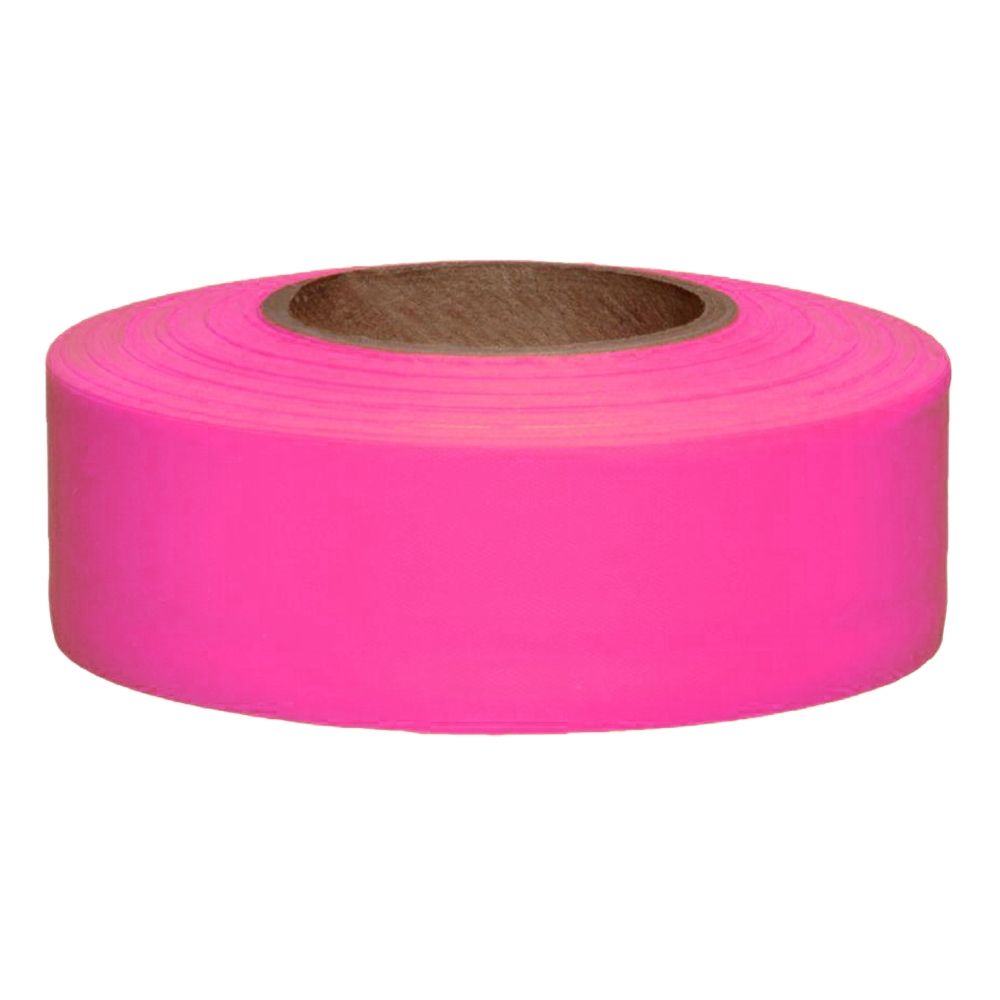 Glo Color Flagging 150' Roll (Pink) Box of 12