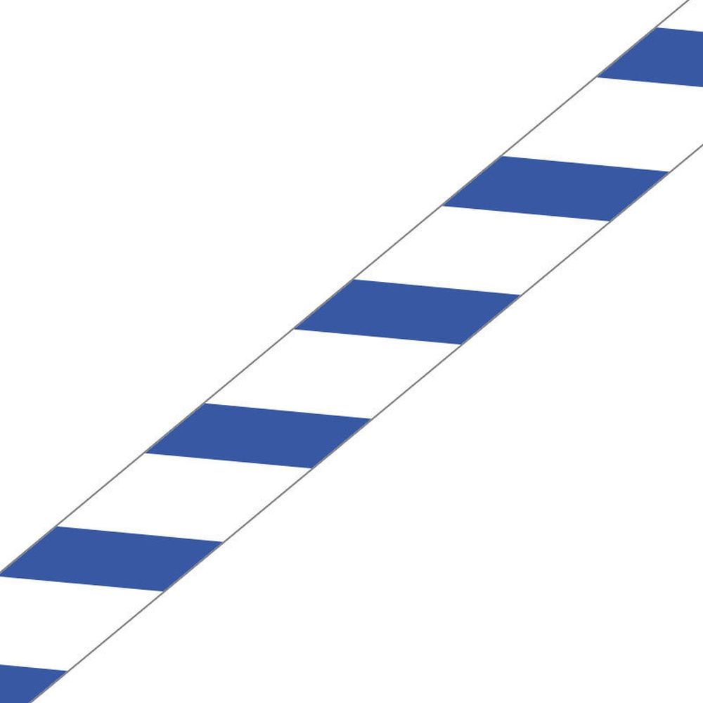 Striped Flagging 300' Roll (Blue/White) Box of 12